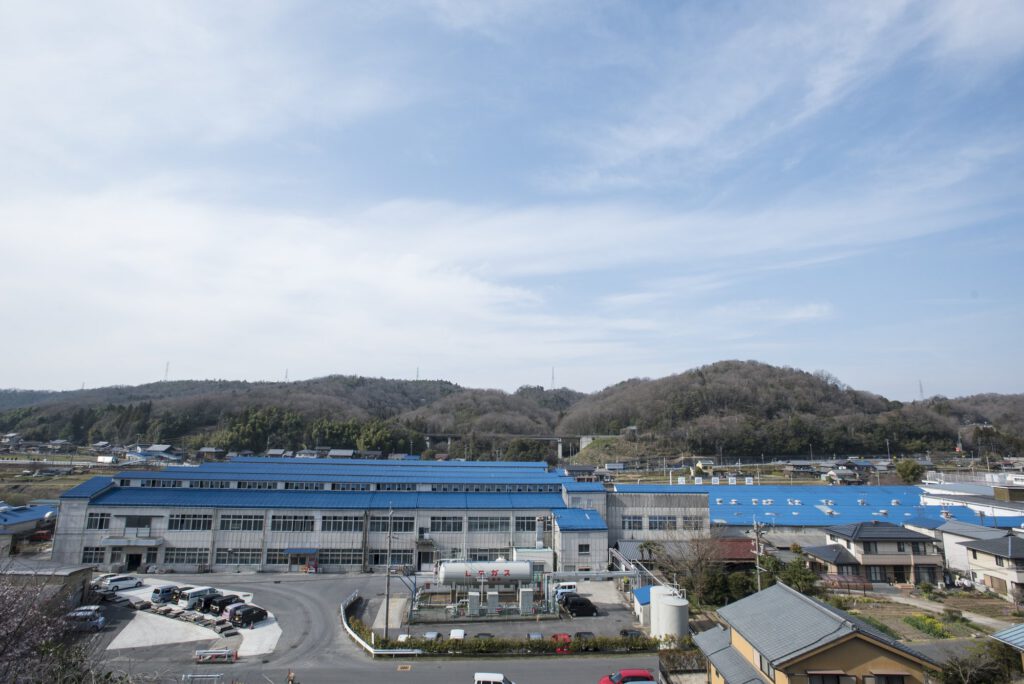 社屋外観の撮影